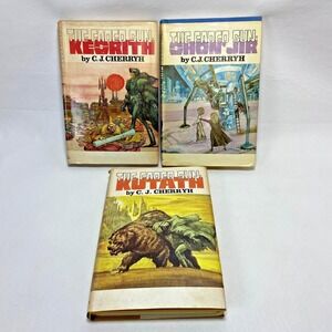 The Faded Sun Trilogy by C.J. Cherryh (Hardcover Book Club Edition) 70s Sci-fi